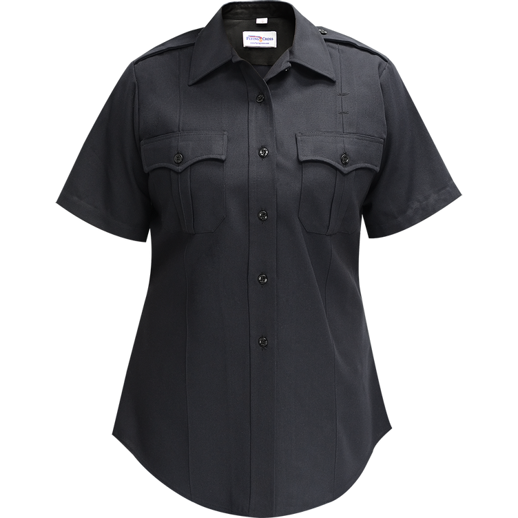 Deluxe Tropical Women's Short Sleeve Shirt w/ Traditional Collar