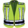 Pro Series Hi-Vis Safety Vest w/ Navy Band & POLICE Lettering - LAPD Navy