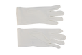 Parade Slip-On Gloves - Nylon Stretch w/ Raised Pointing - Womens White