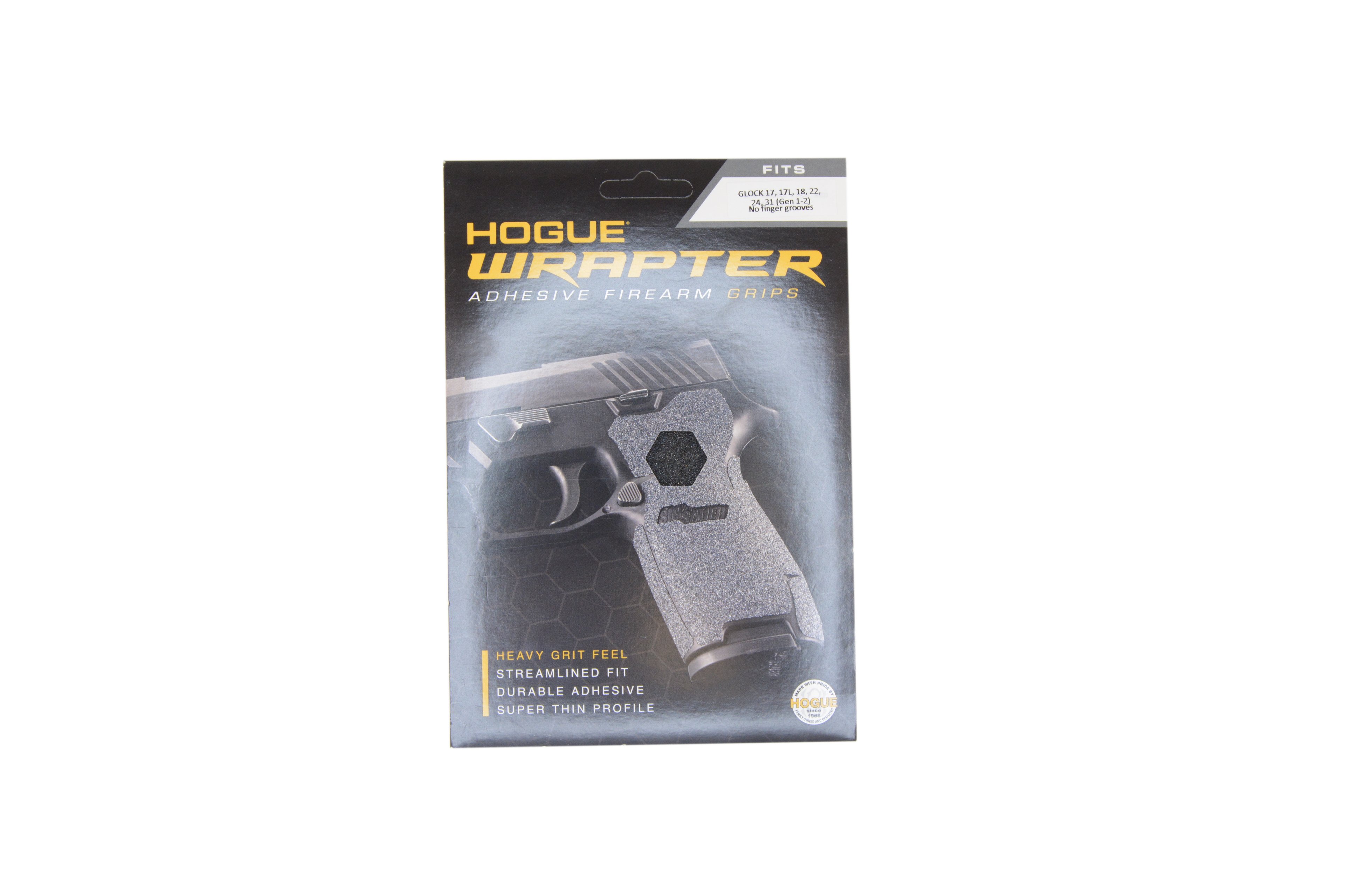 For Glock 17, 17L, 18, 22, 24, 31 (Gen 1-2) Wrapter Adhesive Grip