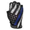 Blue Line Flag - Unlined - Half Finger Gloves