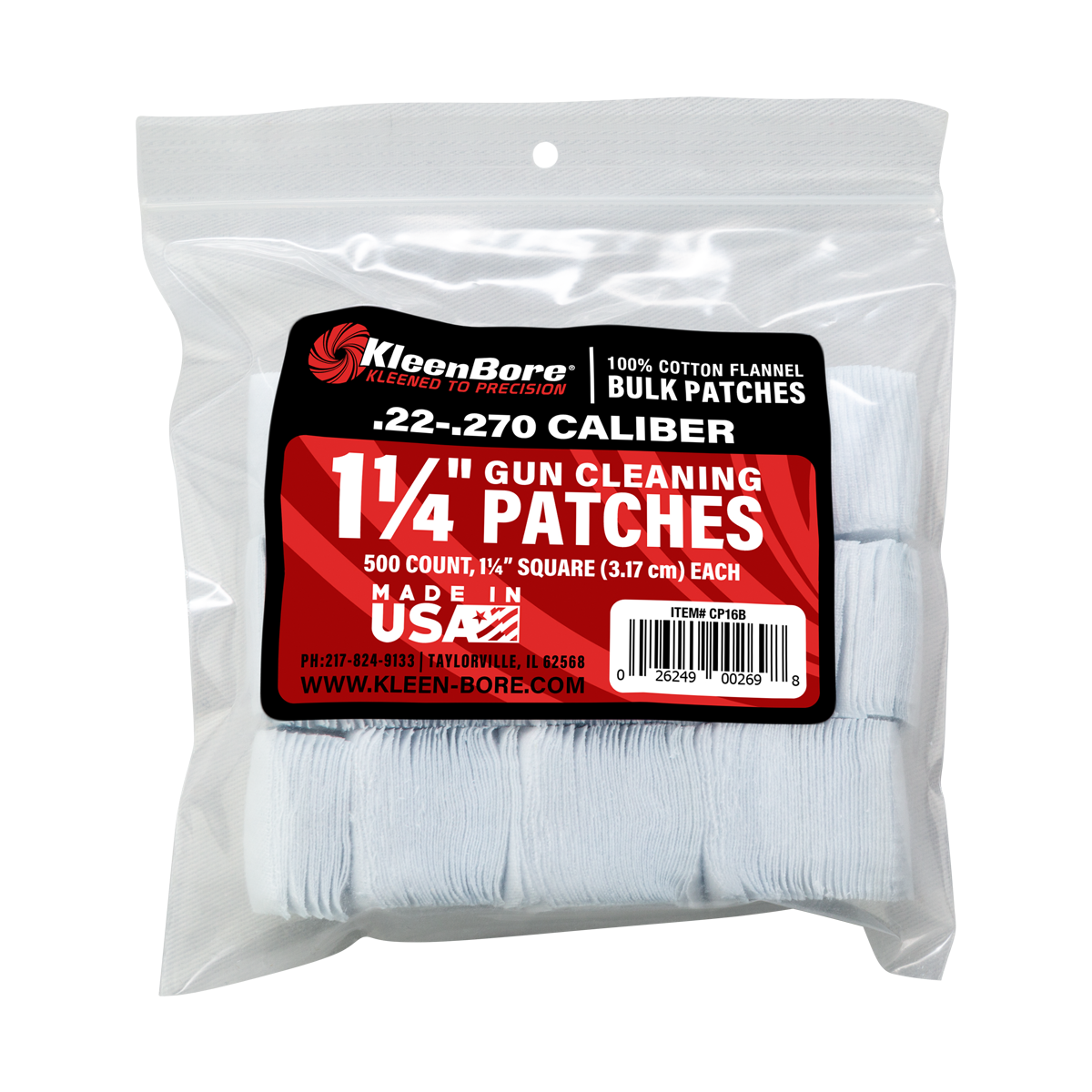 Cleaning Patches 1-1/4""