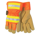 Reflective Pig Leather Palm, Orange