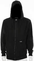 FR Zip Hooded Sweatshirt Black