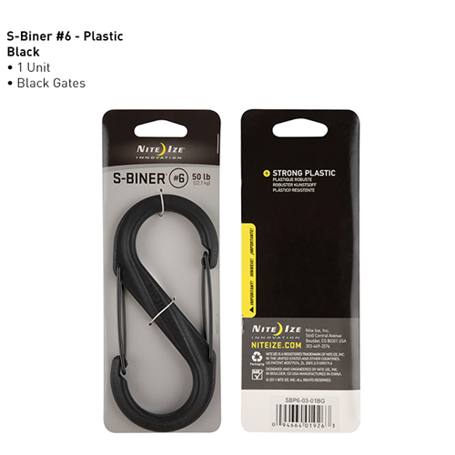 S-Biner Plastic Double Gated Carabiner #6