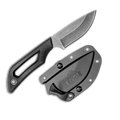 PIVOT DROP-POINT (Black, w/Sheath)