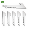 3 UTILITY W/ SERRATIONS BLADE PACK (Black, 6 Blades)