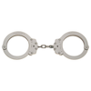 Model 702C Oversize Chain Link Handcuff - Nickel Finish