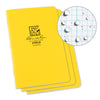 Field-Flex Stapled Notebook - 3 Pack Yellow