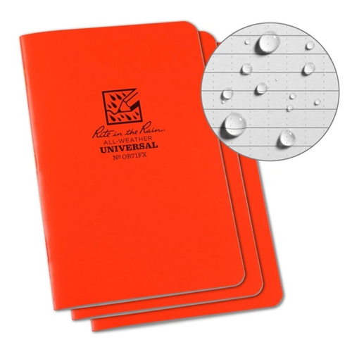Field-Flex Universal Stapled Notebook 4.625 x 7 - 3 Pack