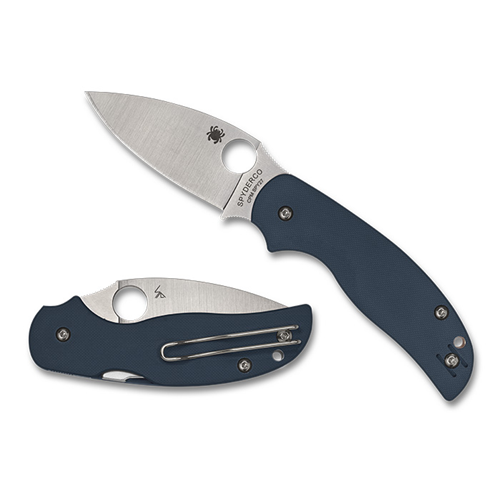 Sage 5 Cobalt Blue G-10 CPM Spy27 PlainEdge