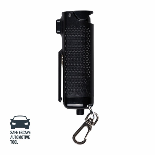 Safe Escape 3-In-1 Pepper Gel w/ Seat Belt Cutter and Window Breaker