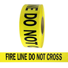 Barricade Tape YLW Fire