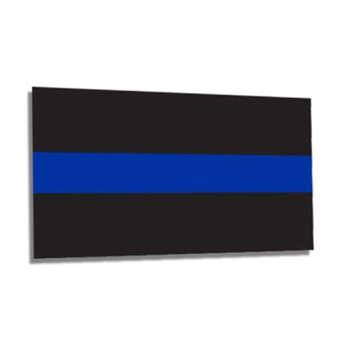 Thin Blue Line Paw Sticker, 3 x 3.5 Inches