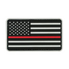 American Flag Red Line Patch