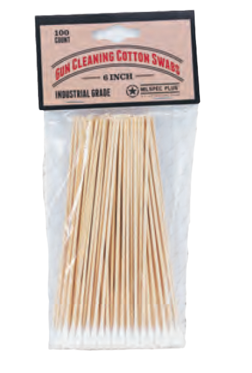 Industrial Cotton Tip Swabs, 100-Pack