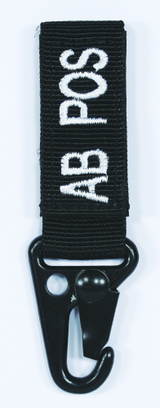 Embroidered Blood Type Tags (A+)