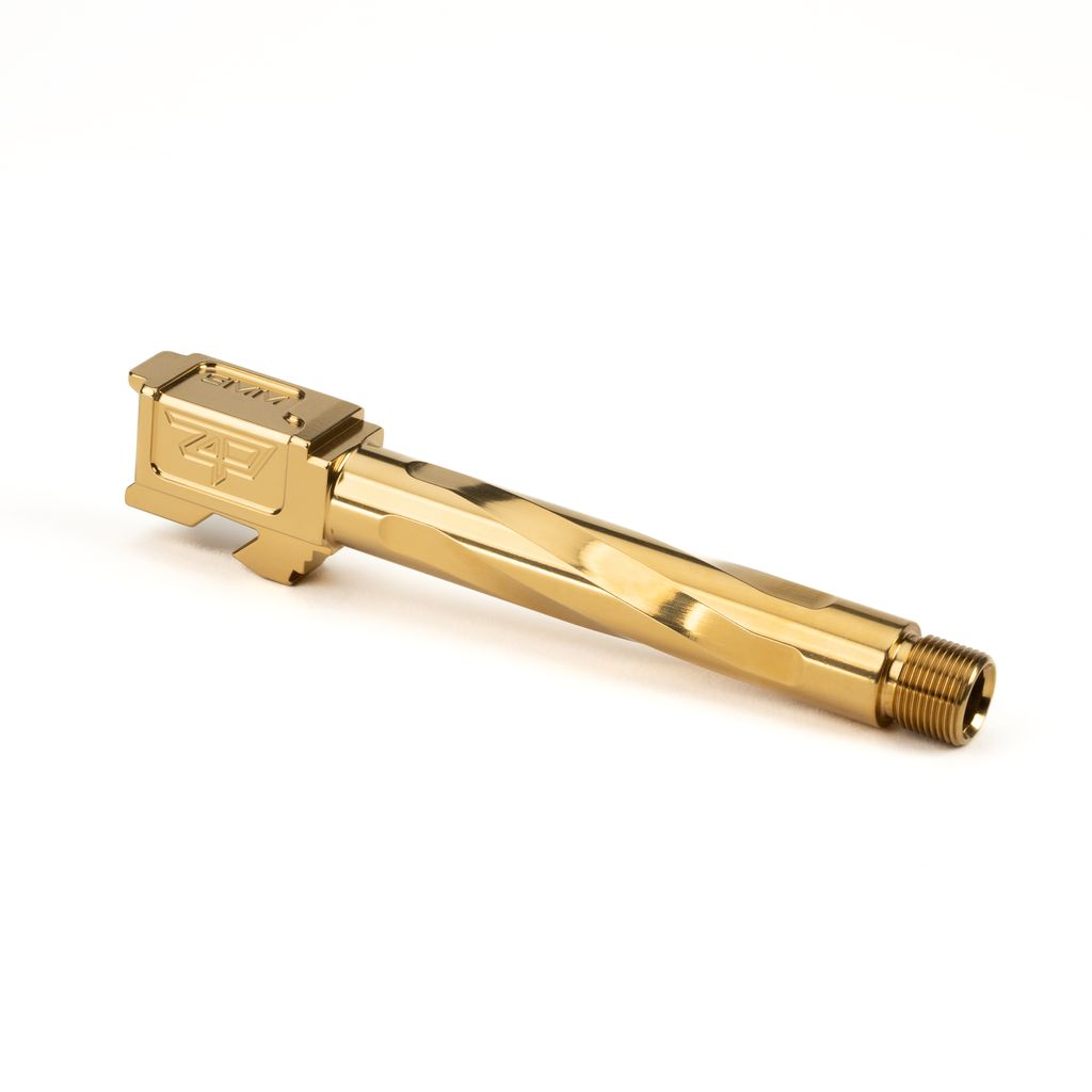 Zaffiri Threaded Barrel for G17 Gen 3 - Gold