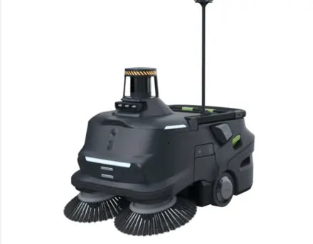 Autonomous robotic floor scrubber